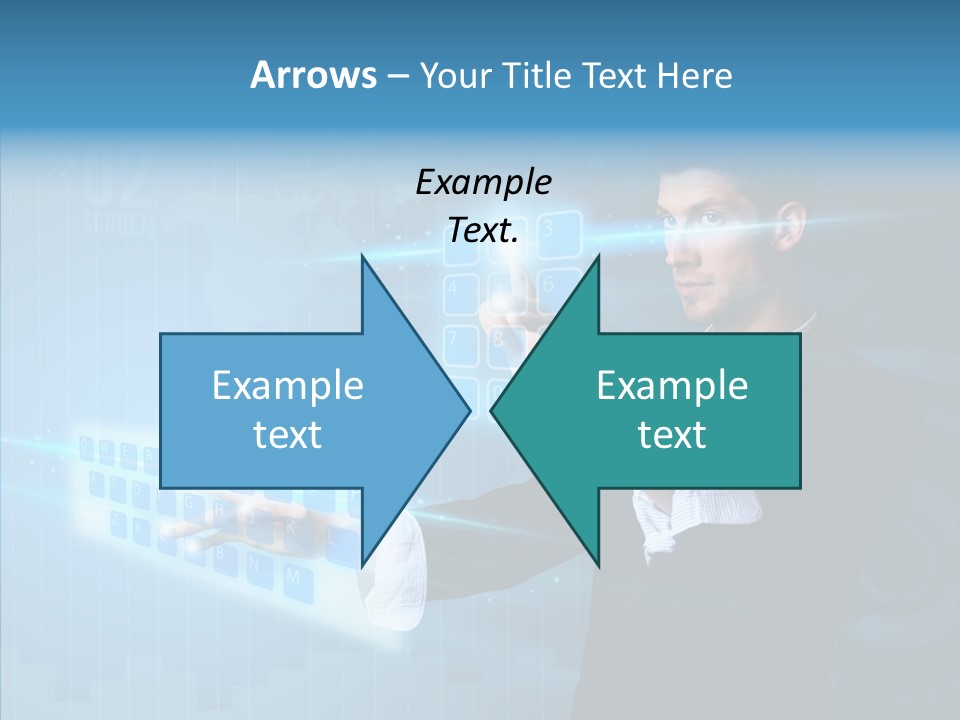 Click Symbol Pad PowerPoint Template