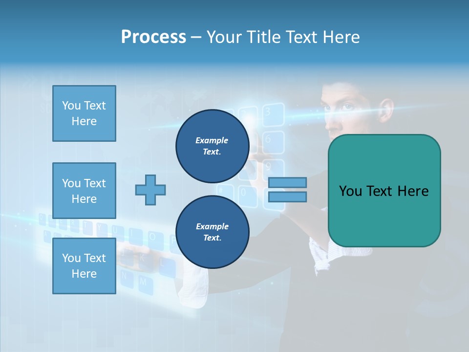 Click Symbol Pad PowerPoint Template