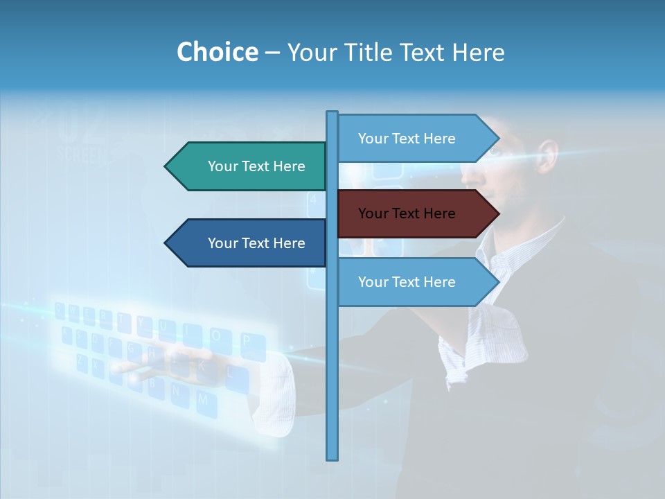 Click Symbol Pad PowerPoint Template