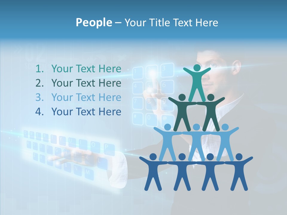 Click Symbol Pad PowerPoint Template