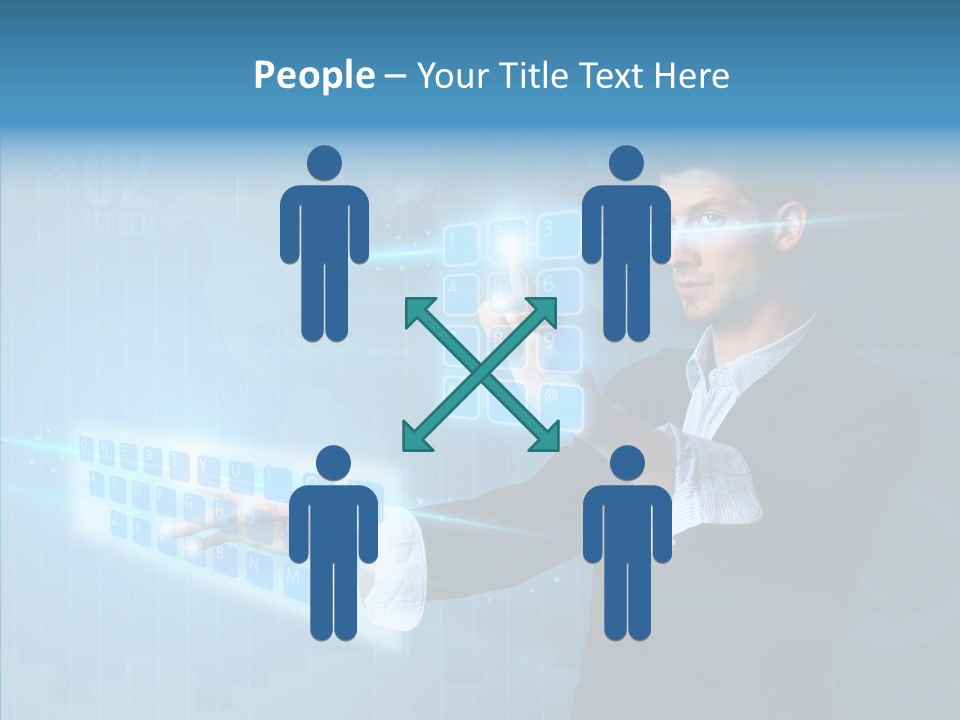 Click Symbol Pad PowerPoint Template