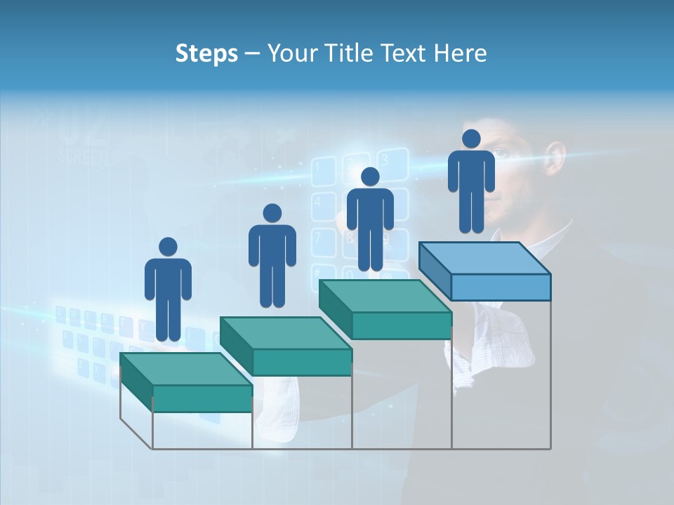 Click Symbol Pad PowerPoint Template