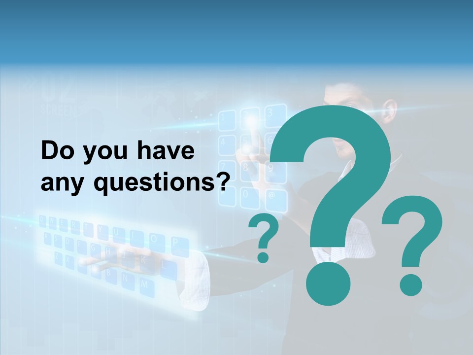 Click Symbol Pad PowerPoint Template