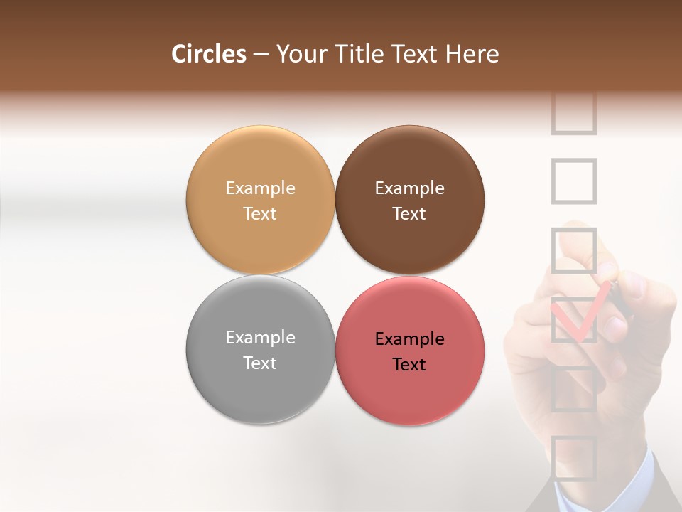 Businessman Education Problems PowerPoint Template