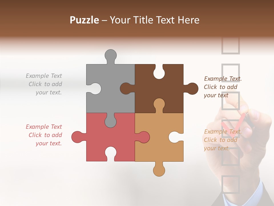 Businessman Education Problems PowerPoint Template