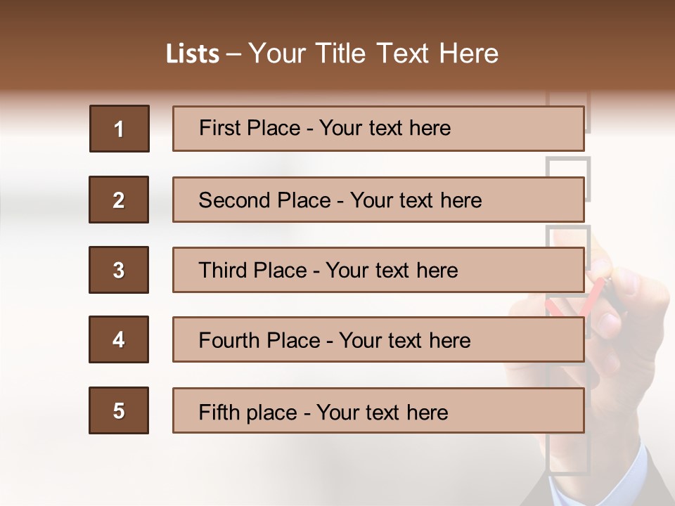 Businessman Education Problems PowerPoint Template