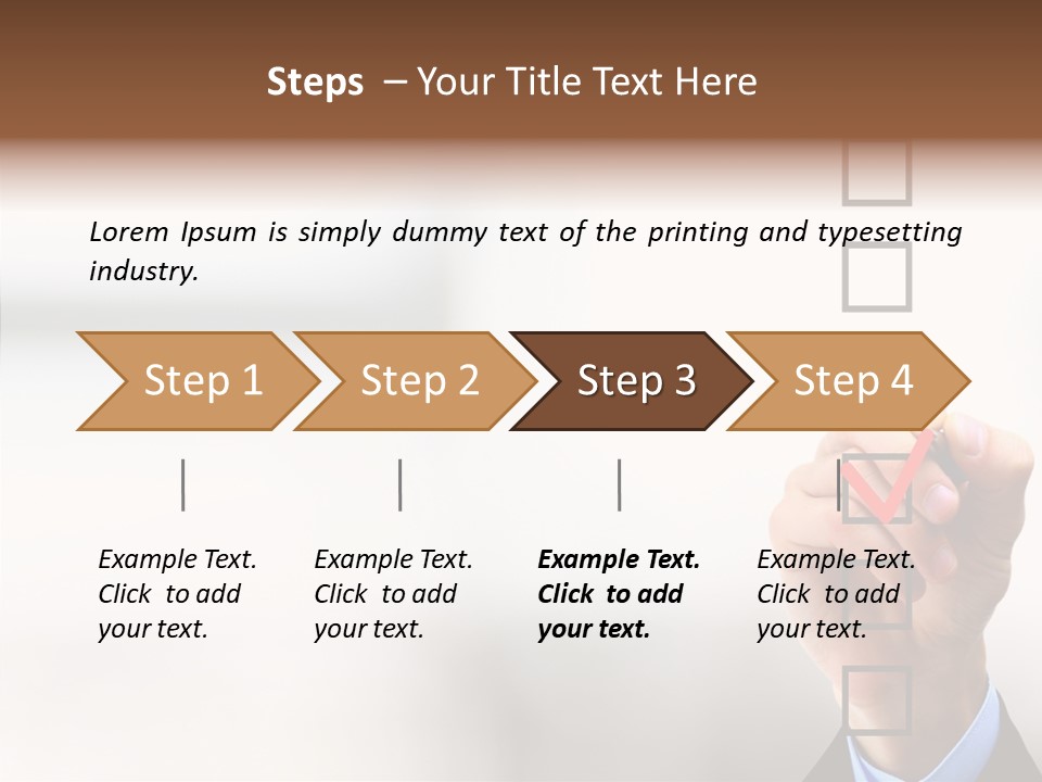 Businessman Education Problems PowerPoint Template