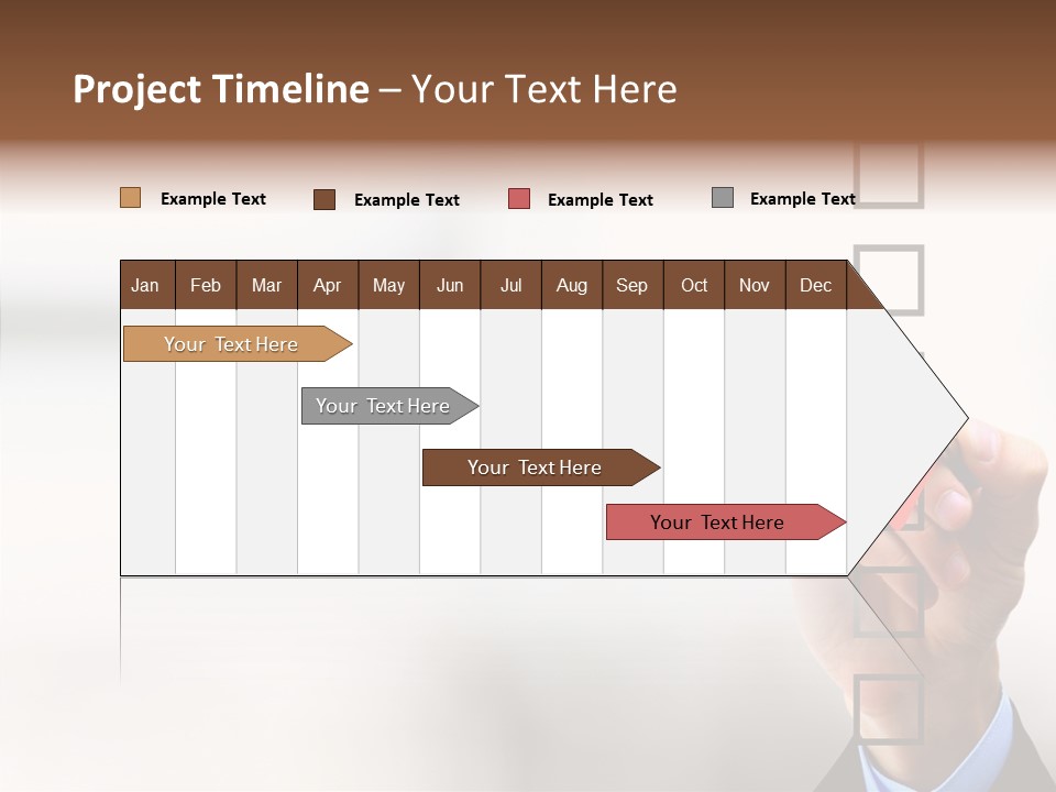 Businessman Education Problems PowerPoint Template