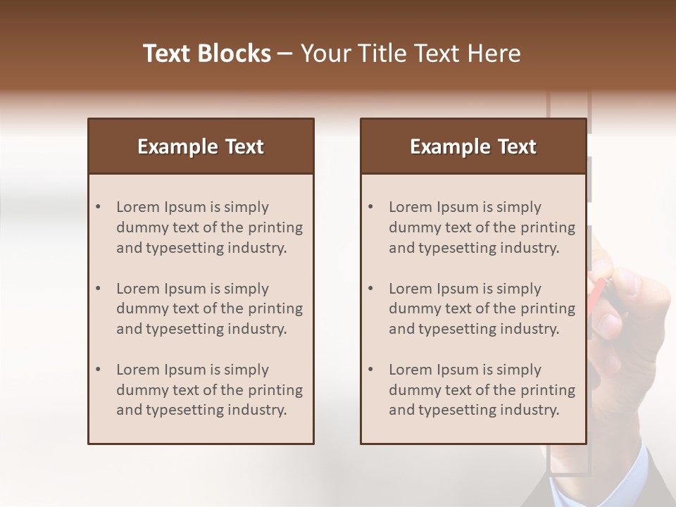 Businessman Education Problems PowerPoint Template