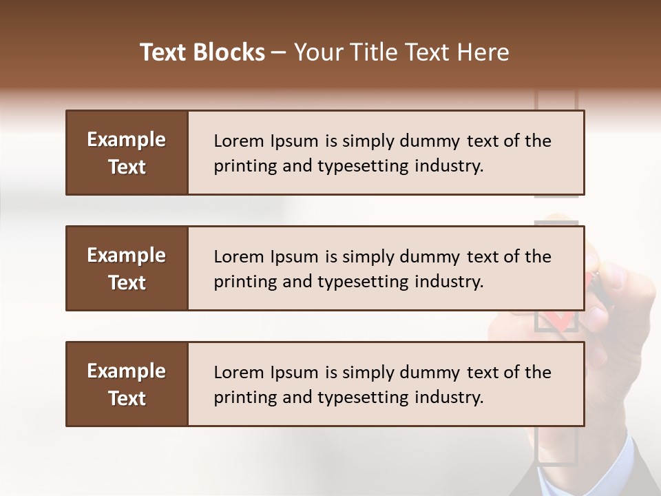 Businessman Education Problems PowerPoint Template
