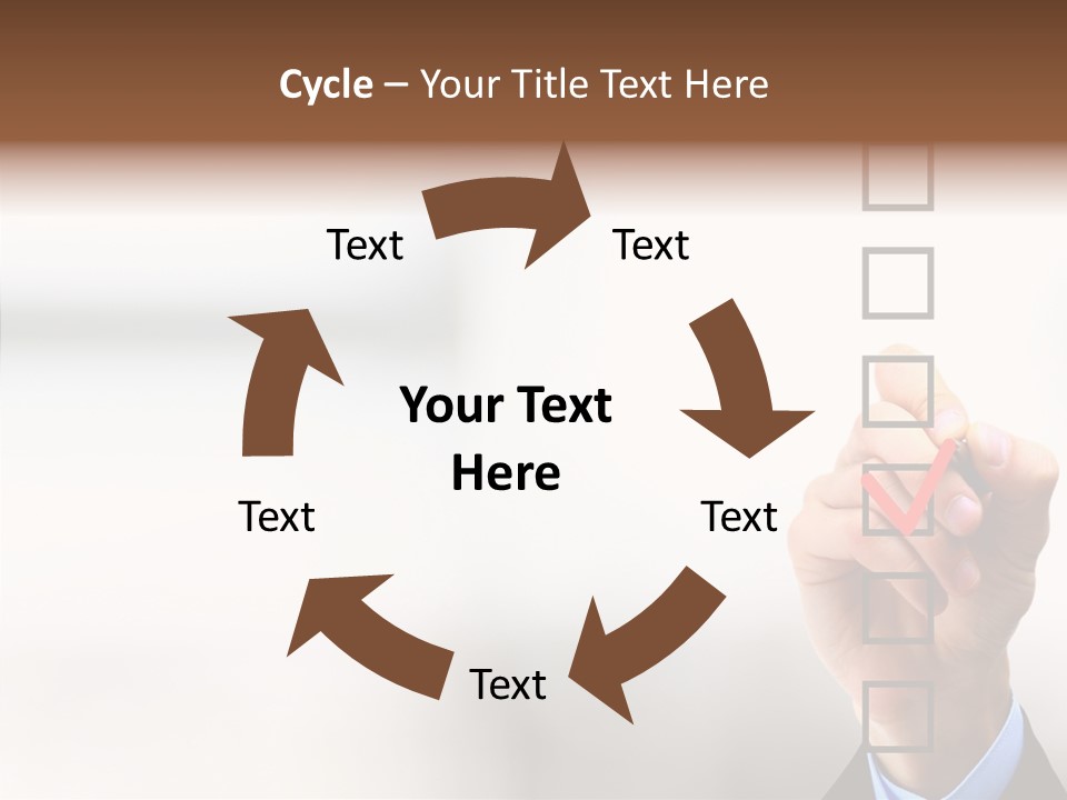 Businessman Education Problems PowerPoint Template
