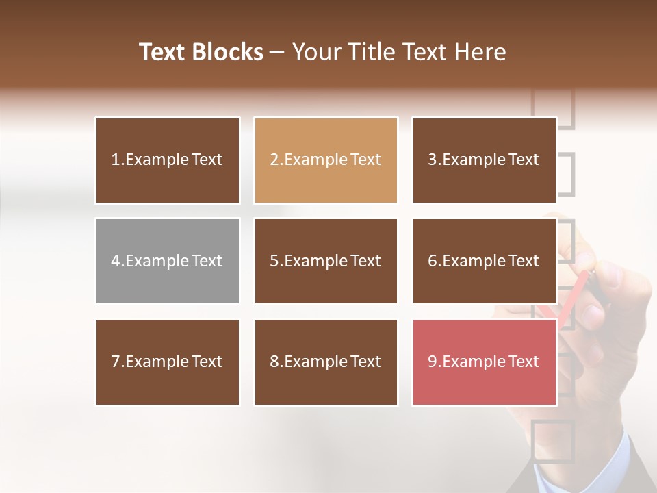 Businessman Education Problems PowerPoint Template