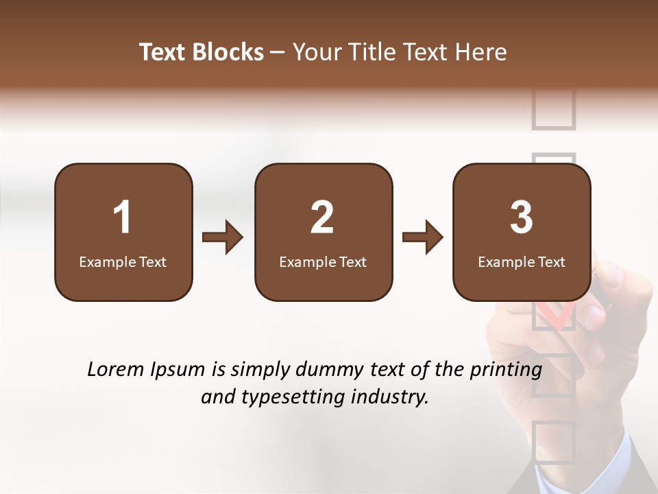 Businessman Education Problems PowerPoint Template
