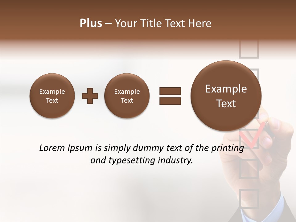 Businessman Education Problems PowerPoint Template