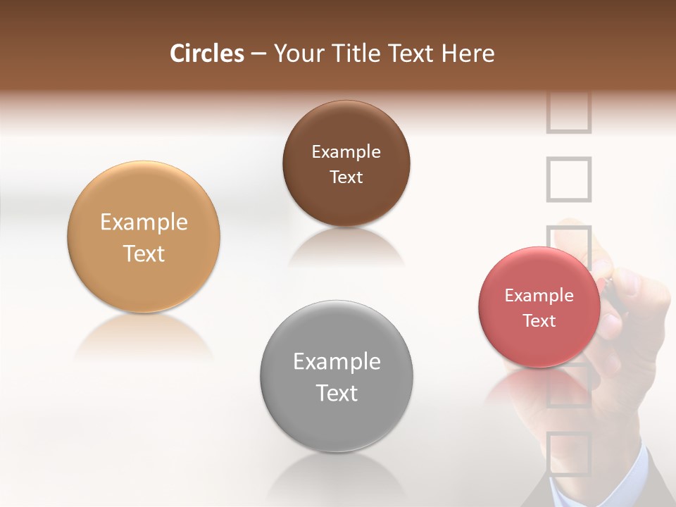 Businessman Education Problems PowerPoint Template