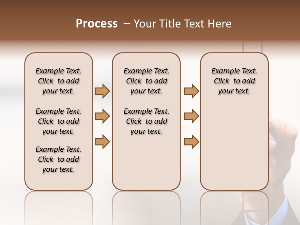 Businessman Education Problems PowerPoint Template