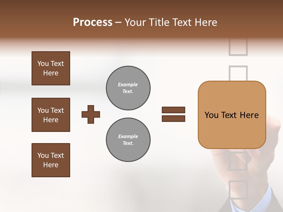 Businessman Education Problems PowerPoint Template