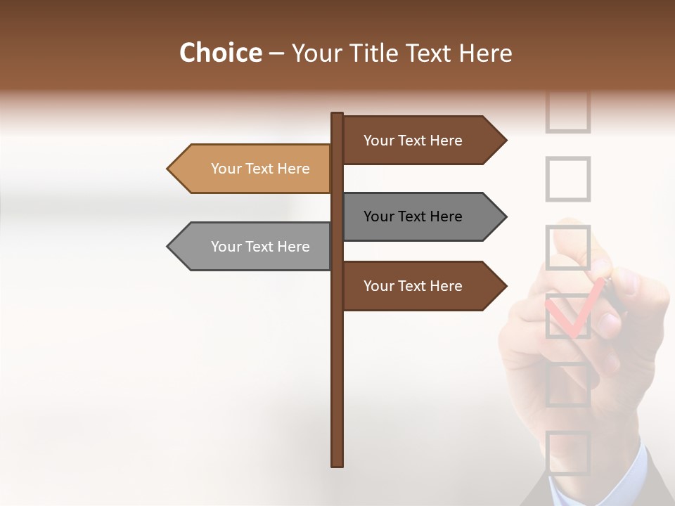 Businessman Education Problems PowerPoint Template