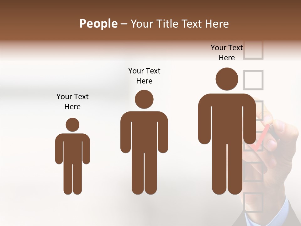 Businessman Education Problems PowerPoint Template