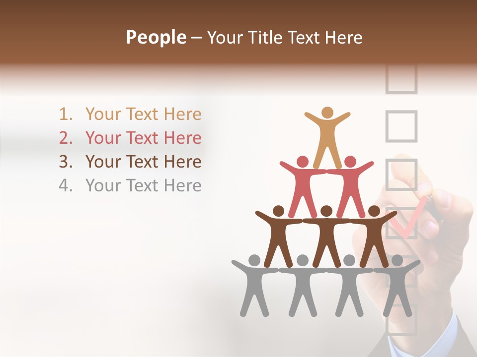 Businessman Education Problems PowerPoint Template