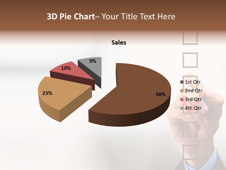 Businessman Education Problems PowerPoint Template
