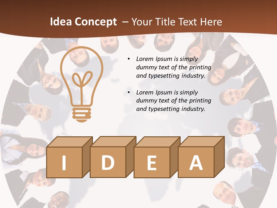 Company Concept People PowerPoint Template