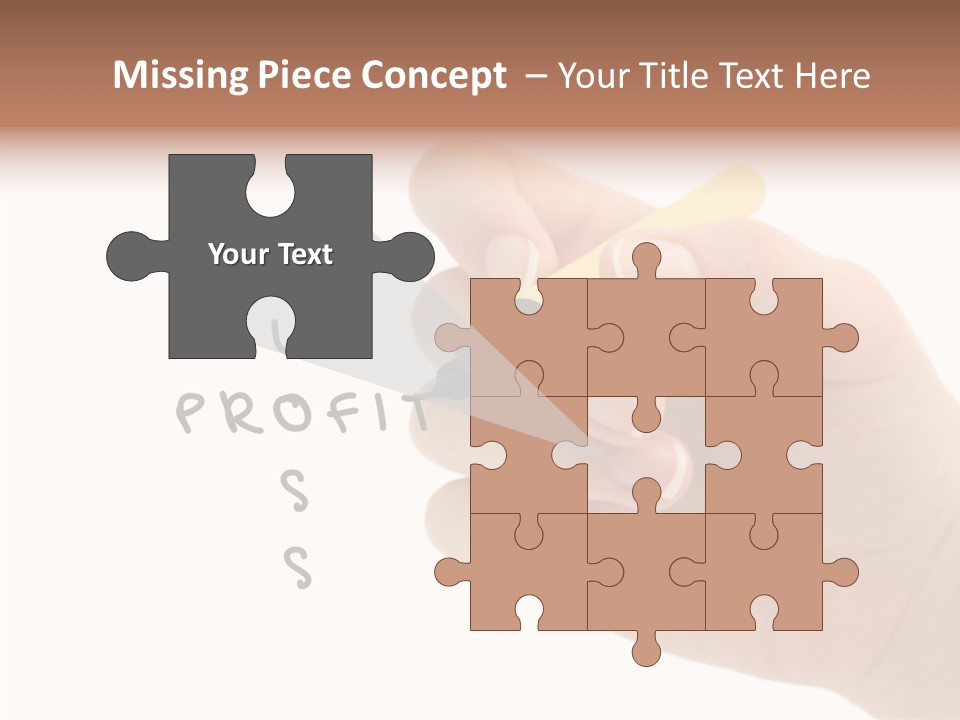 Profit Stack Headlines PowerPoint Template