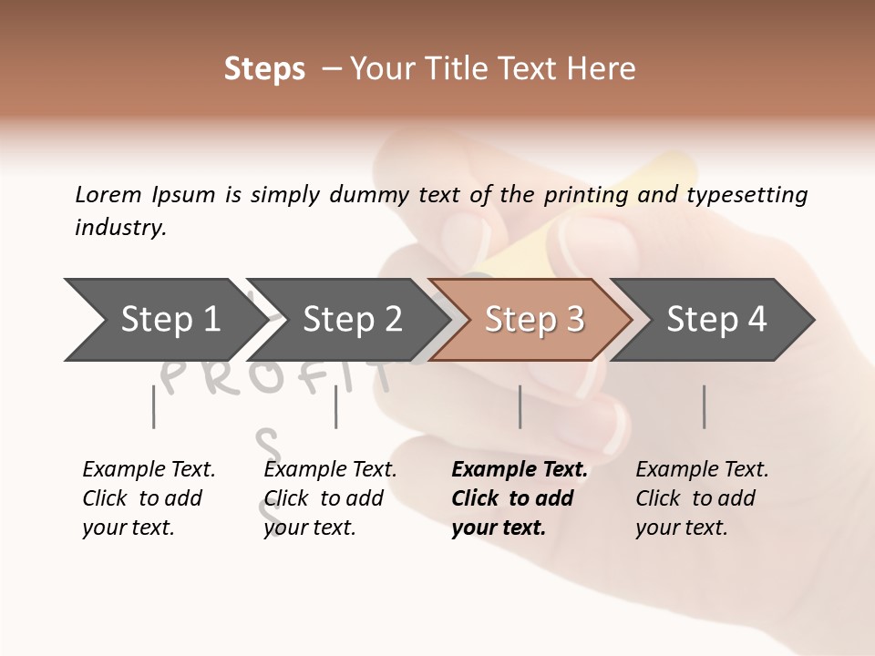 Profit Stack Headlines PowerPoint Template