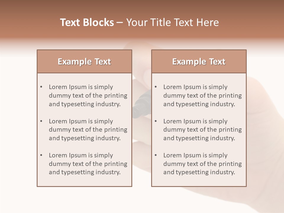 Profit Stack Headlines PowerPoint Template