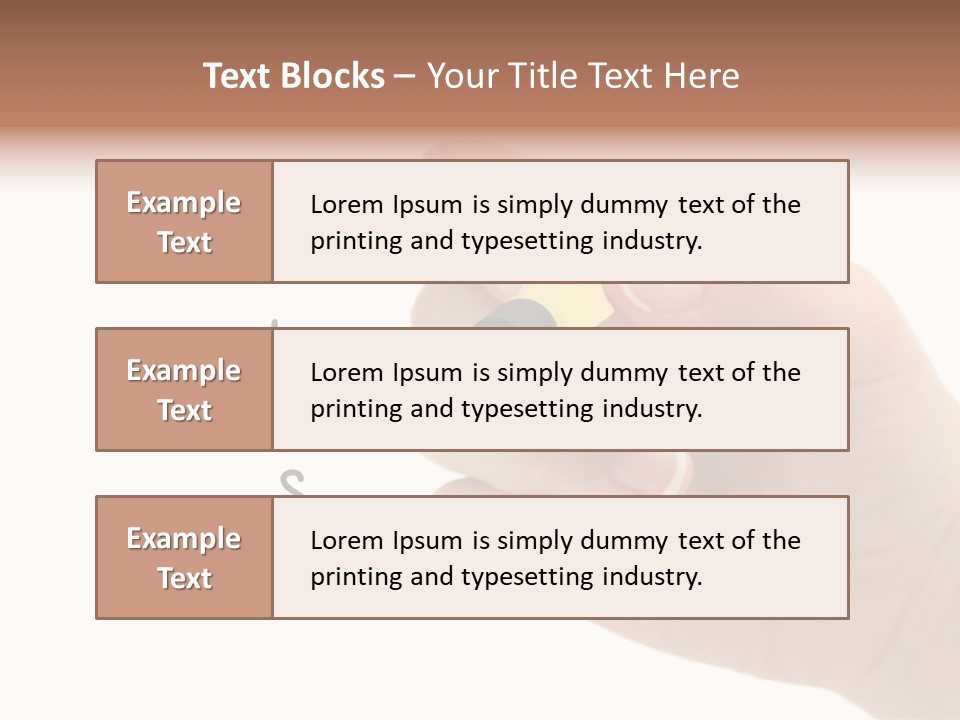 Profit Stack Headlines PowerPoint Template