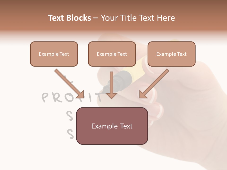 Profit Stack Headlines PowerPoint Template
