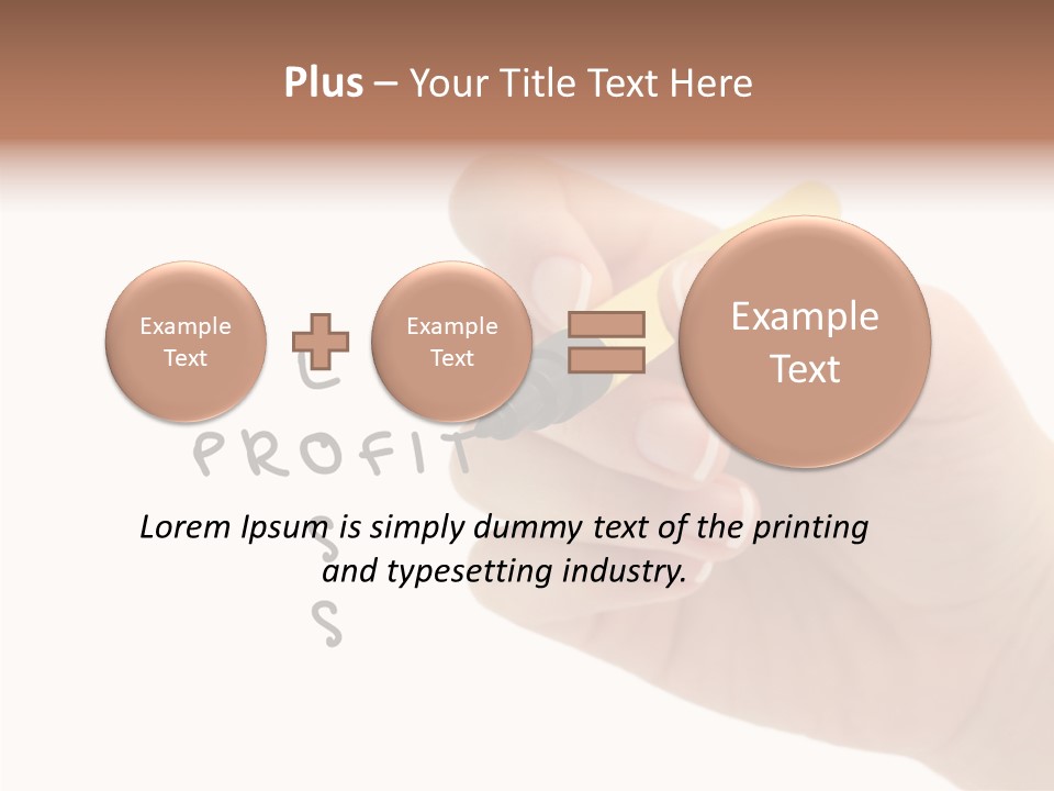 Profit Stack Headlines PowerPoint Template