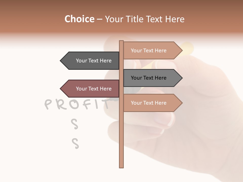 Profit Stack Headlines PowerPoint Template