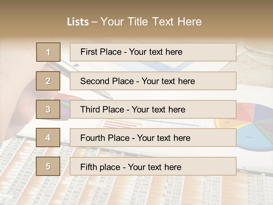High Pie Index PowerPoint Template