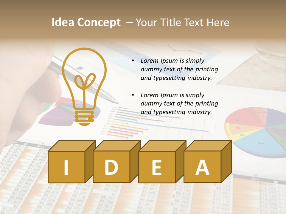 High Pie Index PowerPoint Template
