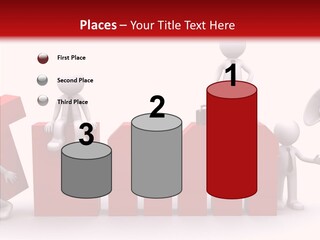 Megaphone Cartoon White PowerPoint Template
