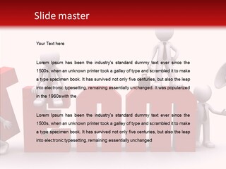 Megaphone Cartoon White PowerPoint Template