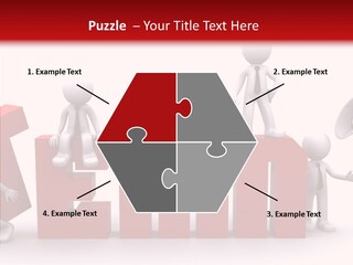 Megaphone Cartoon White PowerPoint Template