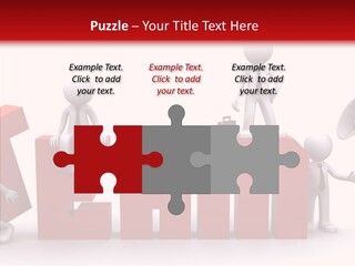 Megaphone Cartoon White PowerPoint Template