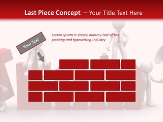 Megaphone Cartoon White PowerPoint Template