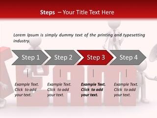 Megaphone Cartoon White PowerPoint Template