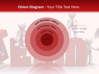 Megaphone Cartoon White PowerPoint Template