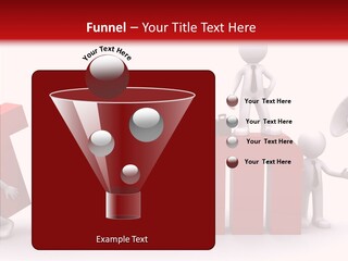 Megaphone Cartoon White PowerPoint Template