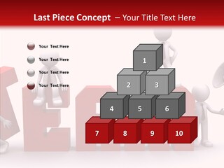 Megaphone Cartoon White PowerPoint Template