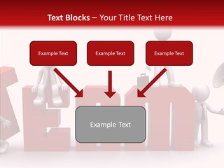 Megaphone Cartoon White PowerPoint Template