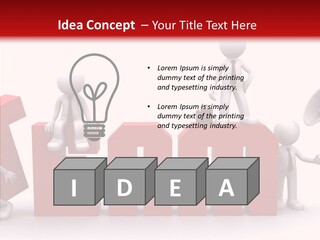 Megaphone Cartoon White PowerPoint Template