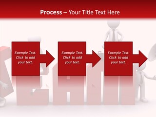 Megaphone Cartoon White PowerPoint Template