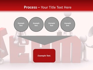 Megaphone Cartoon White PowerPoint Template