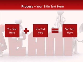 Megaphone Cartoon White PowerPoint Template
