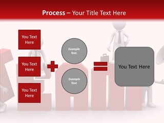 Megaphone Cartoon White PowerPoint Template